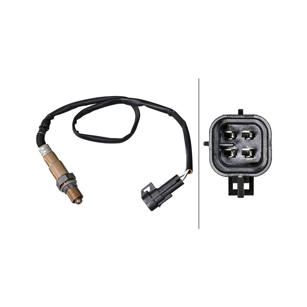 HELLA Lambdasonde 6PA 358 221-061 f&uuml;r OPEL VAUXHALL BUICK, vor Katalysator