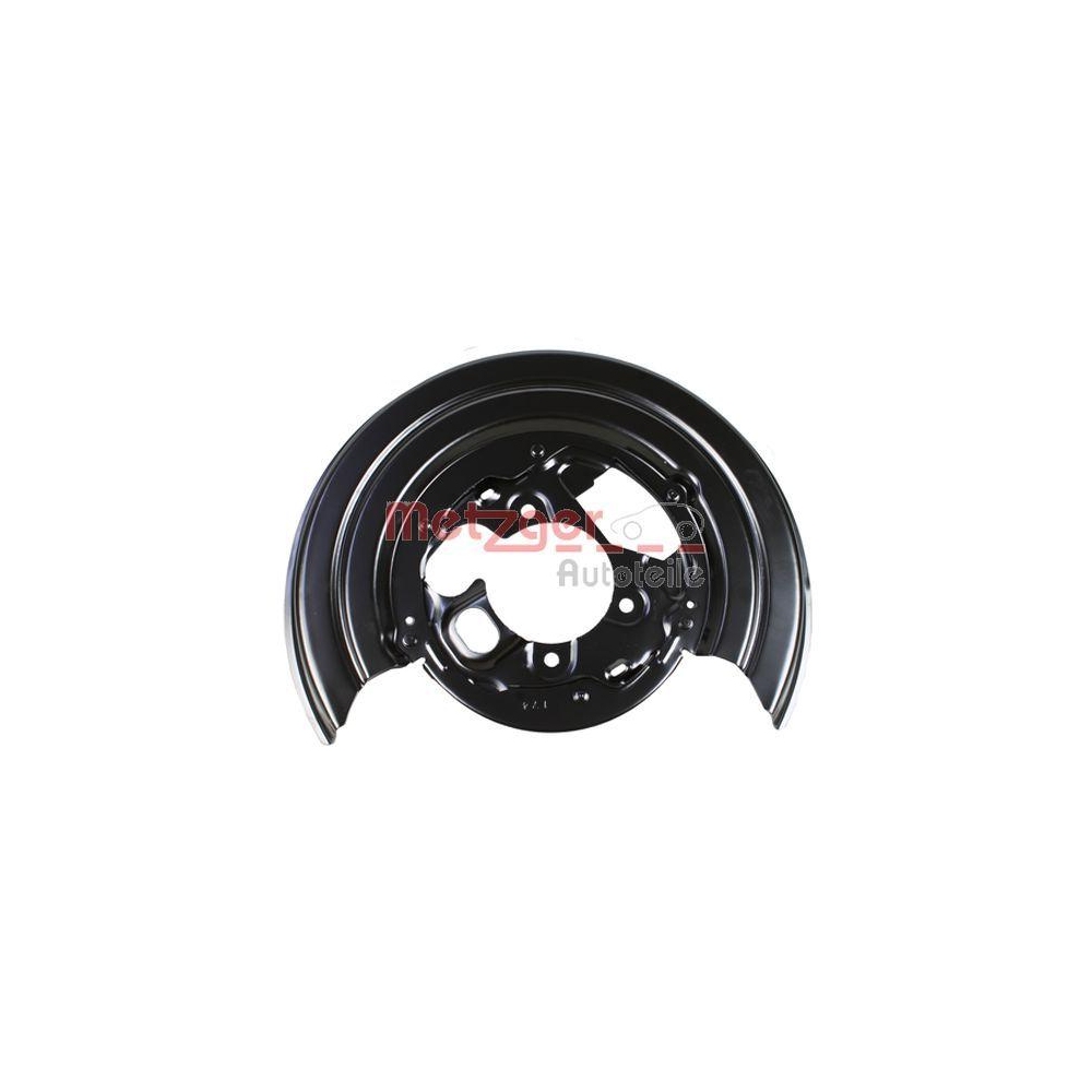 Spritzblech, Bremsscheibe METZGER 6115210 f&uuml;r VAG, Hinterachse rechts