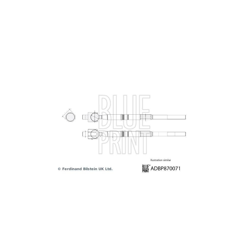 Axialgelenk, Spurstange BLUE PRINT ADBP870071 für ISUZU, Vorderachse links
