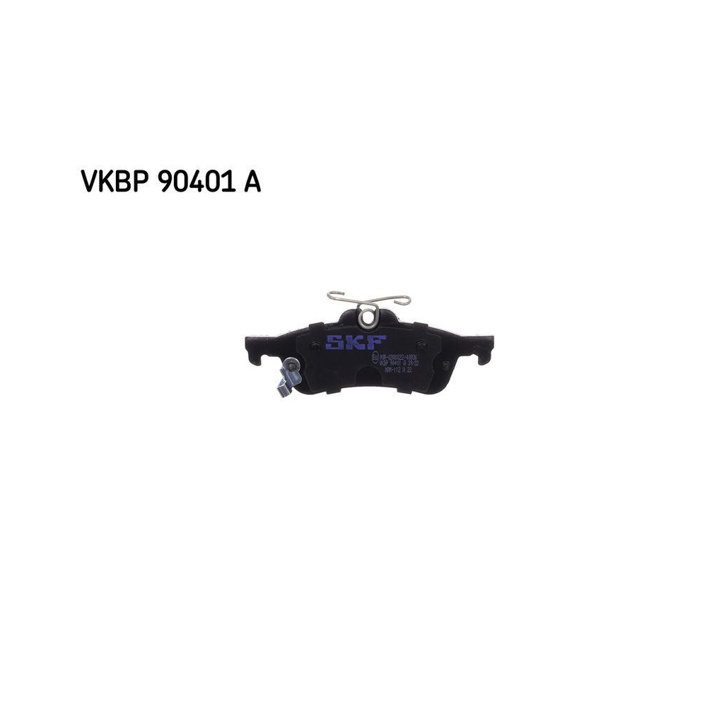 Bremsbelagsatz, Scheibenbremse SKF VKBP 90401 A f&uuml;r DAIHATSU TOYOTA, Hinterachse
