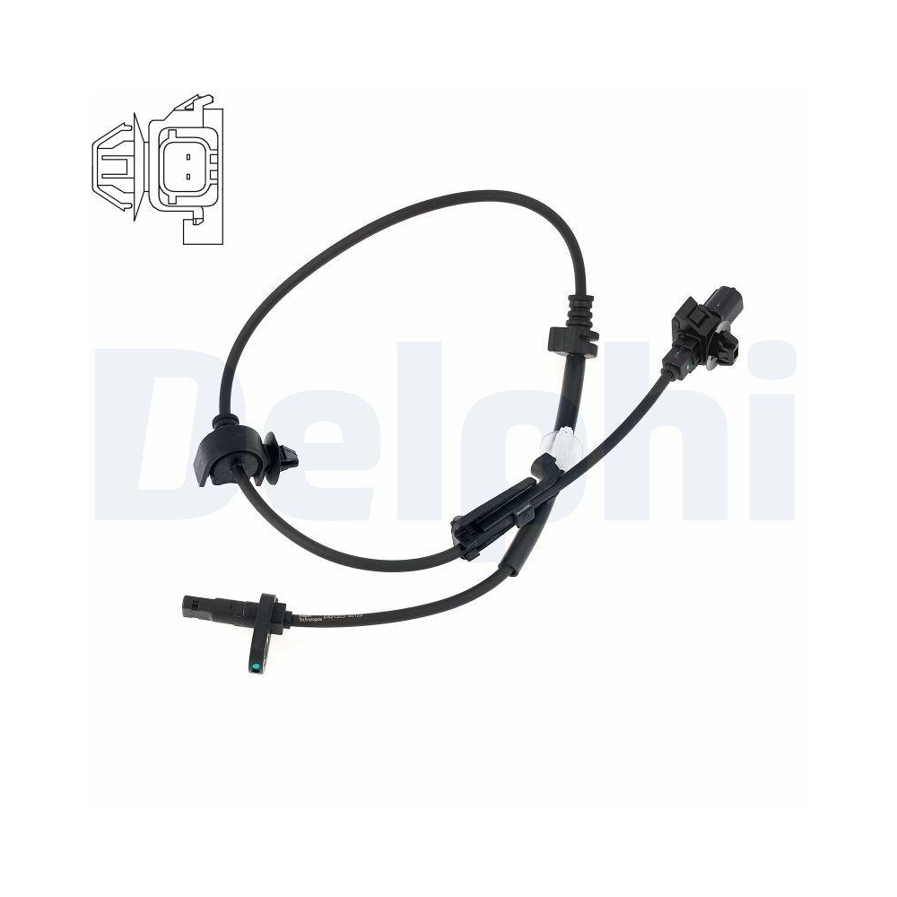DELPHI SS21203-12B1 Sensor, Raddrehzahl f&uuml;r HONDA, Vorderachse rechts