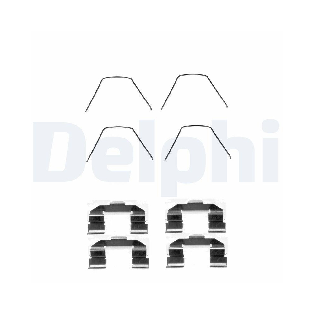 DELPHI LX0421 Zubeh&ouml;rsatz, Scheibenbremsbelag f&uuml;r MAZDA, Vorderachse