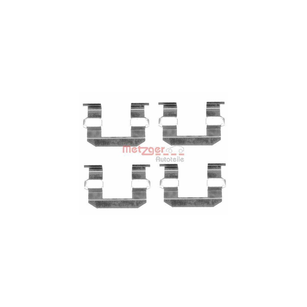 Zubeh&ouml;rsatz, Scheibenbremsbelag METZGER 109-1645 f&uuml;r HYUNDAI KIA, Vorderachse