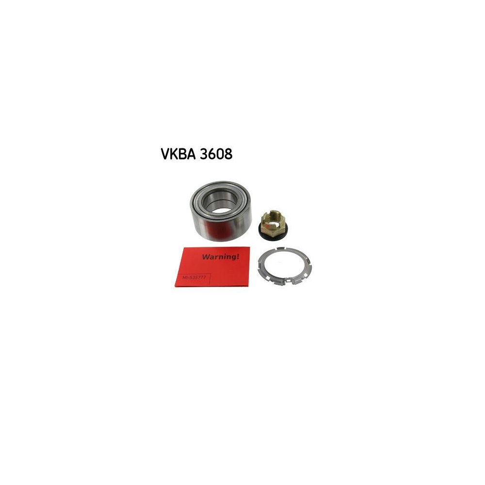 Radlagersatz SKF VKBA 3608 f&uuml;r RENAULT, Hinterachse, Vorderachse