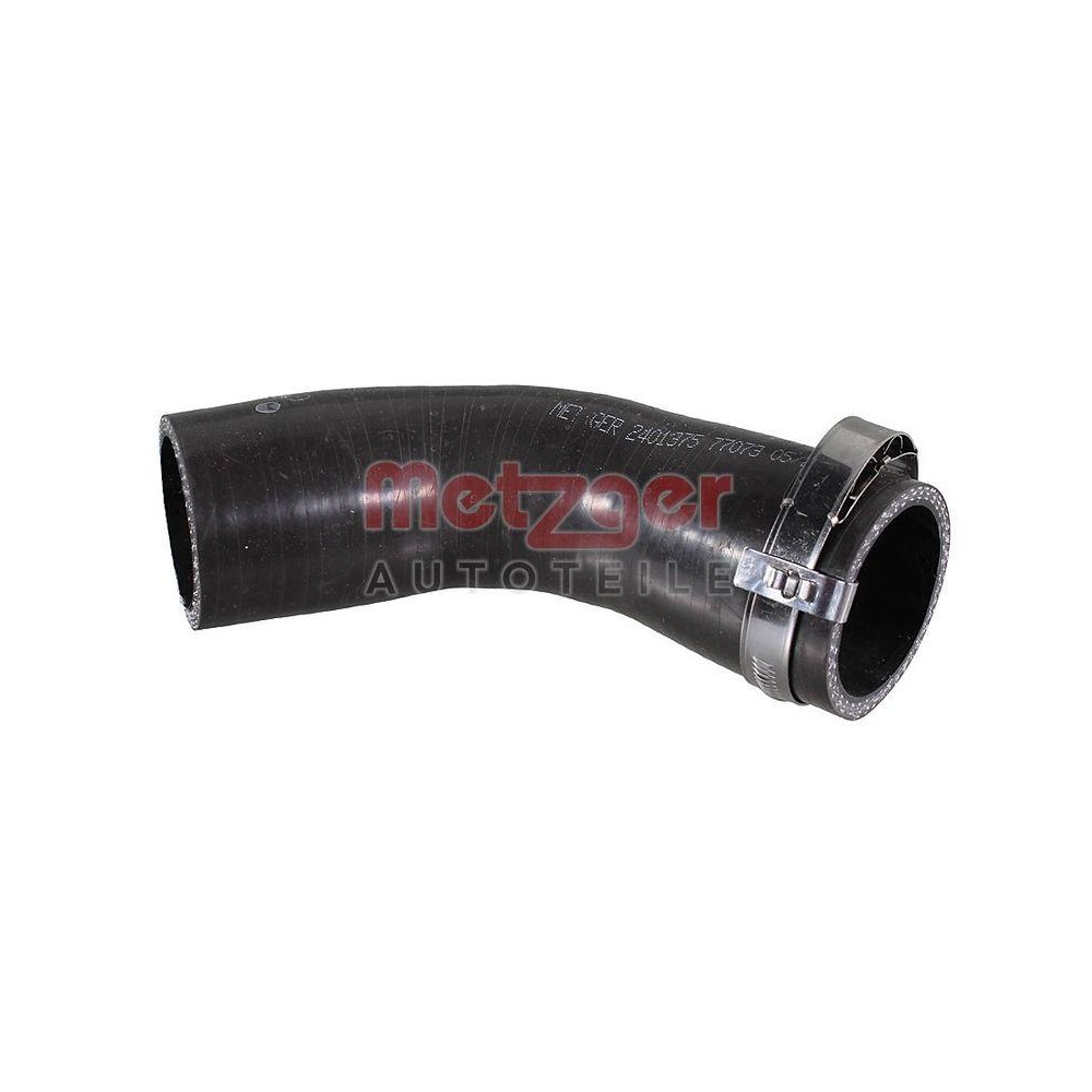 Ladeluftschlauch METZGER 2401375 f&uuml;r RENAULT DACIA, oben, rechts