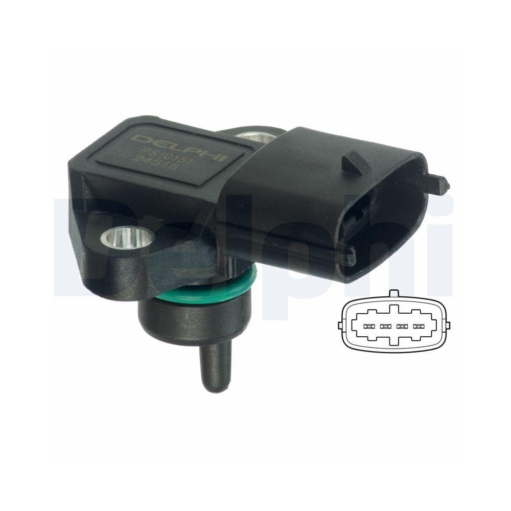 DELPHI PS10151 Sensor, Ladedruck f&uuml;r HYUNDAI KIA
