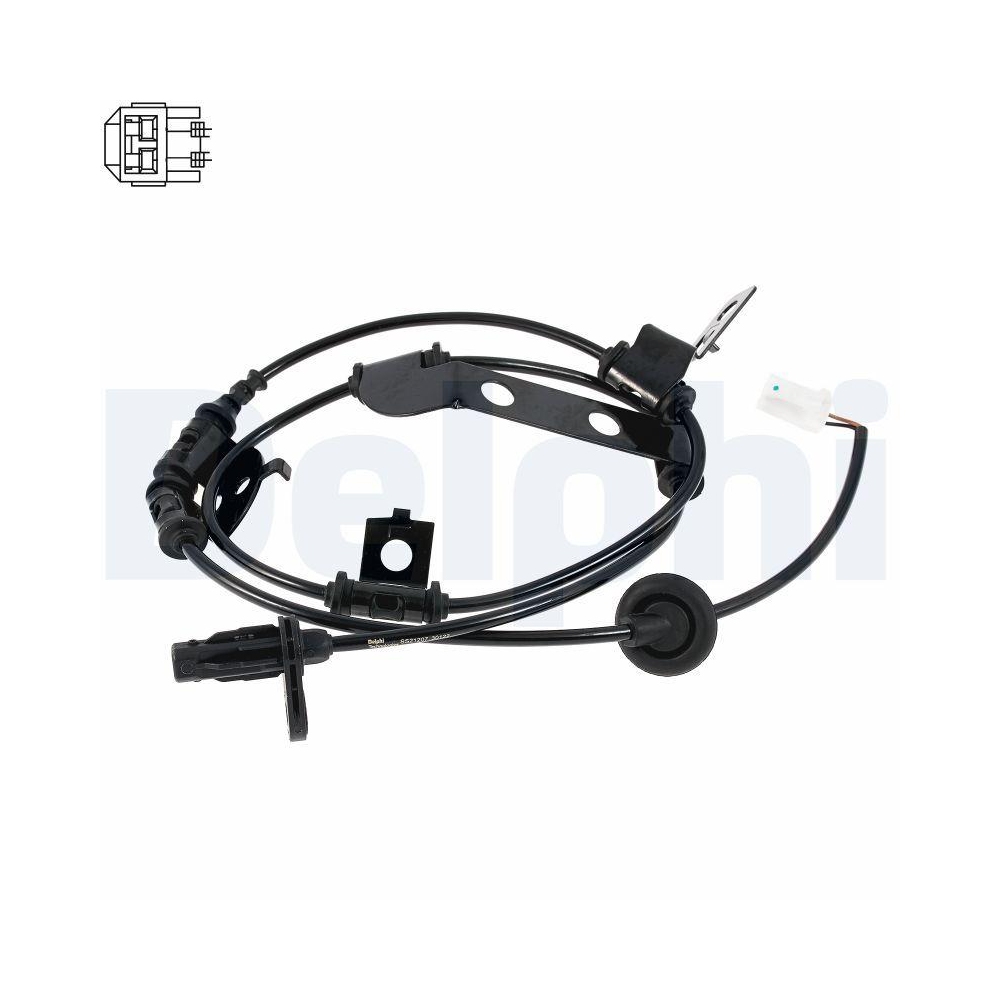 DELPHI SS21207-12B1 Sensor, Raddrehzahl f&uuml;r KIA, Hinterachse links