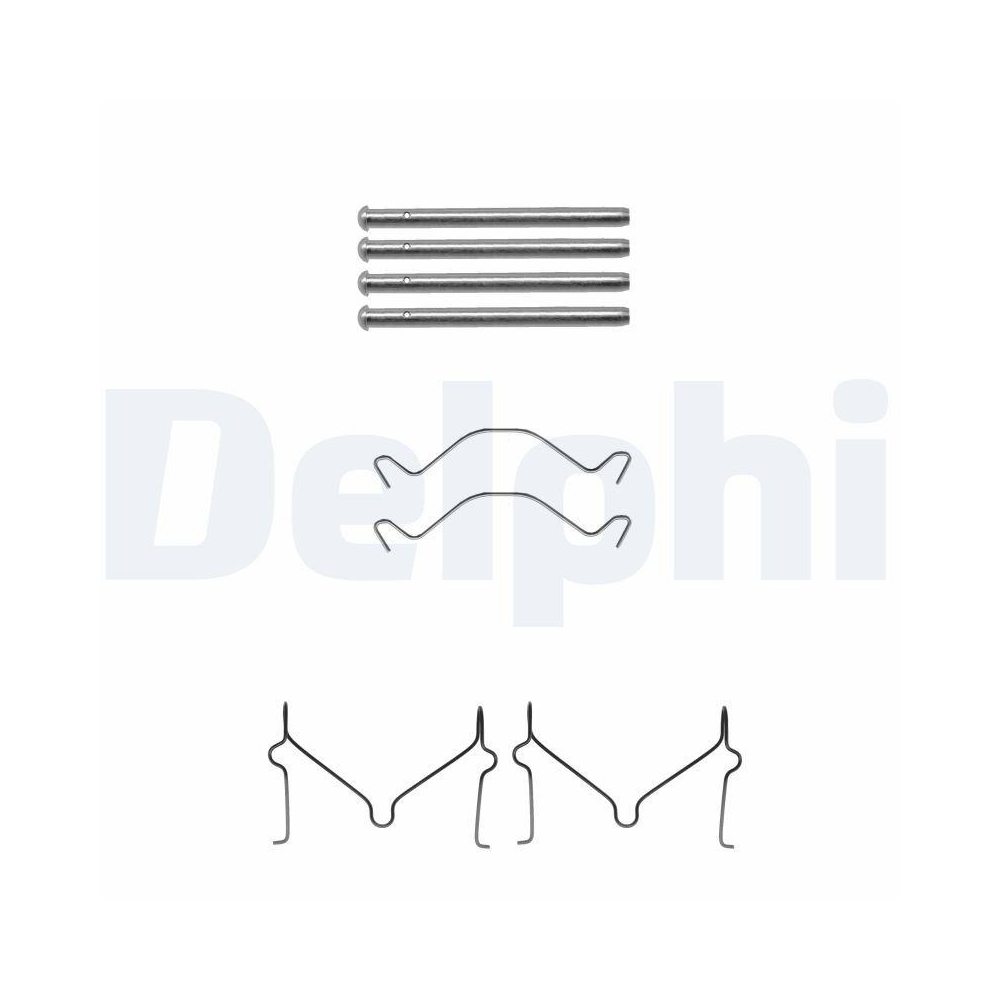 DELPHI LX0306 Zubeh&ouml;rsatz, Scheibenbremsbelag f&uuml;r, Vorderachse