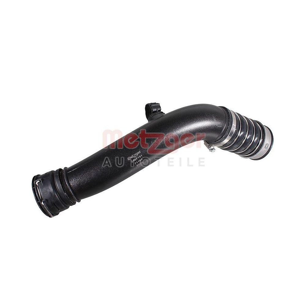 Ladeluftschlauch METZGER AUTOTEILE 2401151 für BMW, Ladeluftkühler, rechts