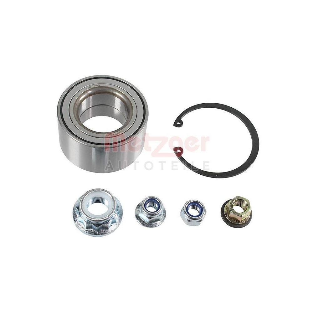 Radlagersatz METZGER WM 1089 f&uuml;r VAG, Hinterachse, Vorderachse
