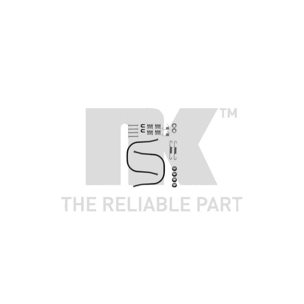 Zubeh&ouml;rsatz, Bremsbacken NK 7922634 f&uuml;r NISSAN, Hinterachse