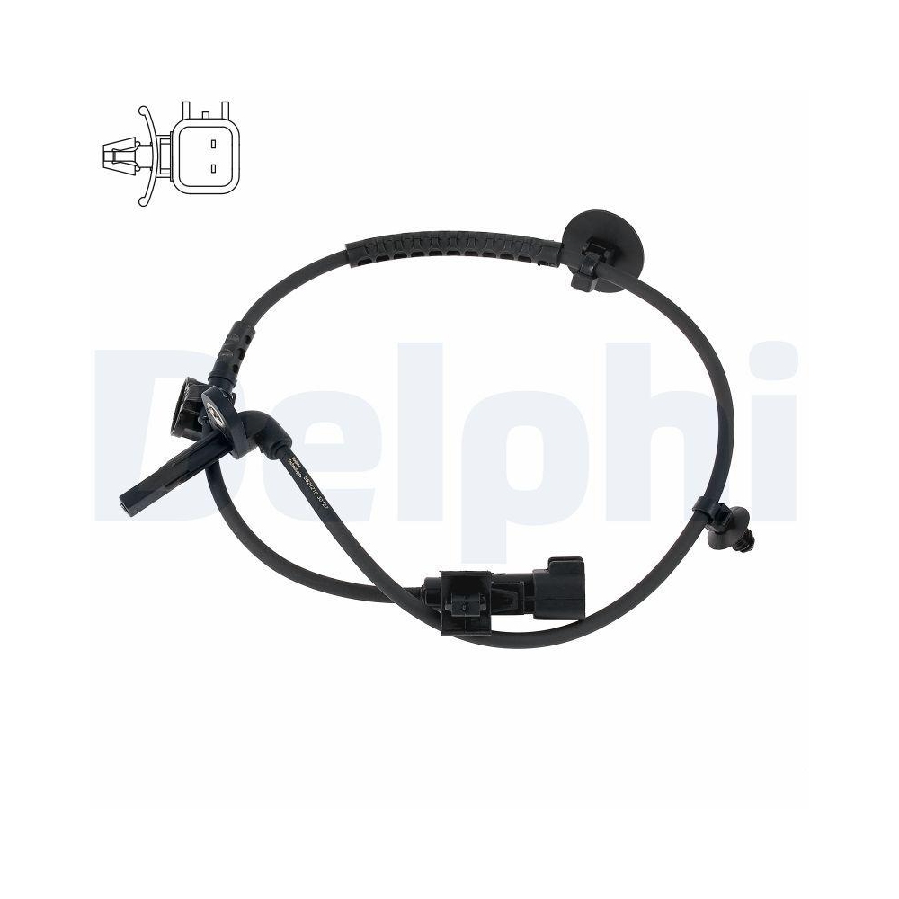 DELPHI SS21216-12B1 Sensor, Raddrehzahl f&uuml;r OPEL VAUXHALL, Hinterachse rechts