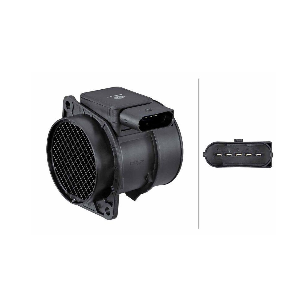 HELLA Luftmassenmesser 8ET 009 142-331 f&uuml;r MERCEDES-BENZ HITACHI EVOBUS