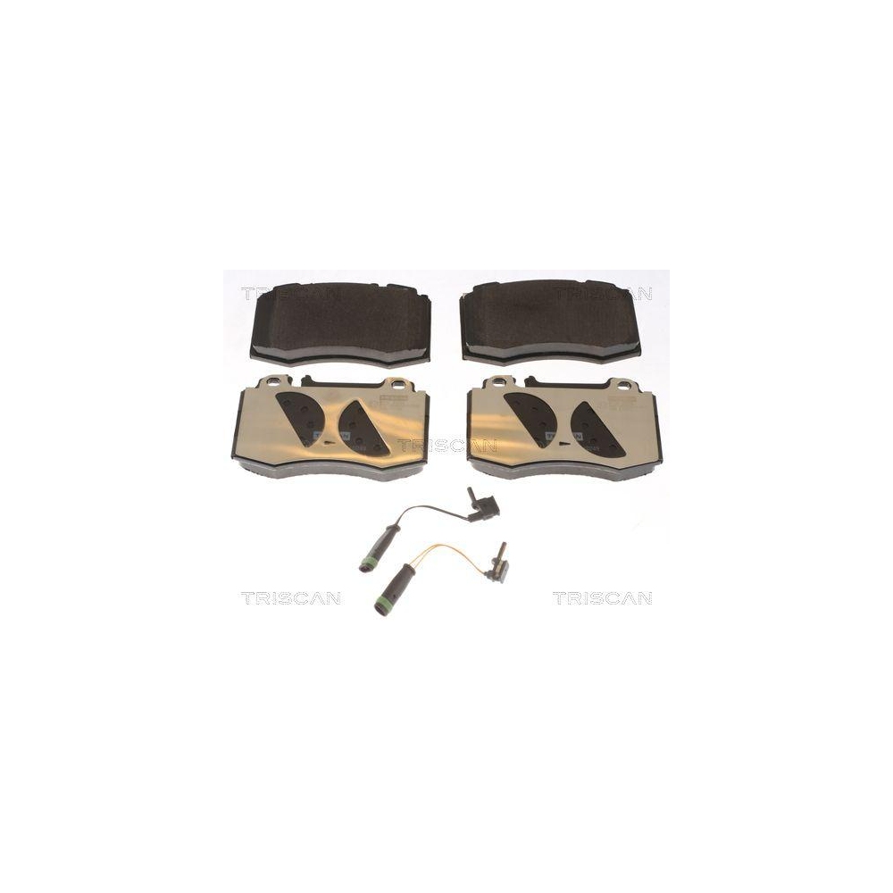 Bremsbelagsatz, Scheibenbremse TRISCAN 8110 23058 f&uuml;r MERCEDES-BENZ, Vorderachse