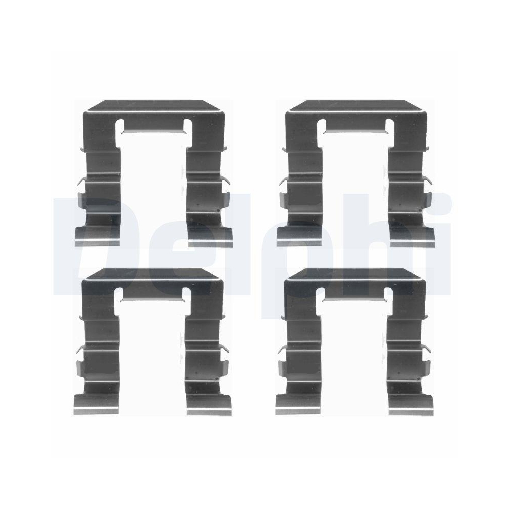 DELPHI LX0308 Zubeh&ouml;rsatz, Scheibenbremsbelag f&uuml;r NISSAN, Vorderachse