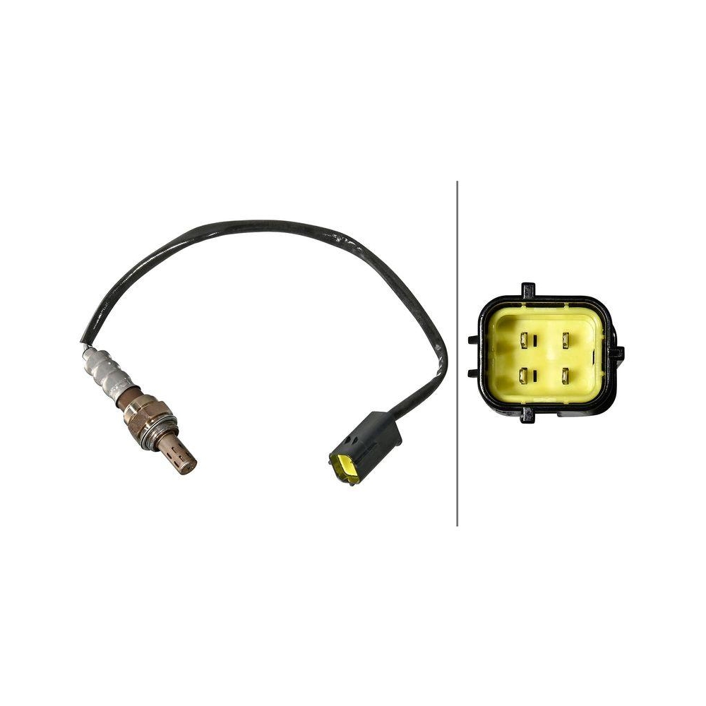 HELLA Lambdasonde 6PA 358 221-101 f&uuml;r SUZUKI CHEVROLET DAEWOO, vor Katalysator