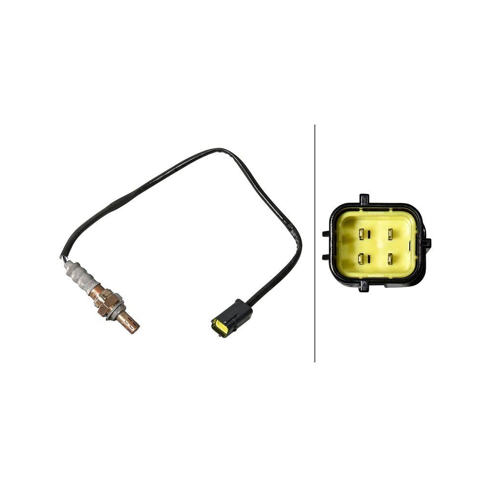 HELLA Lambdasonde 6PA 358 221-111 f&uuml;r KIA, nach Katalysator