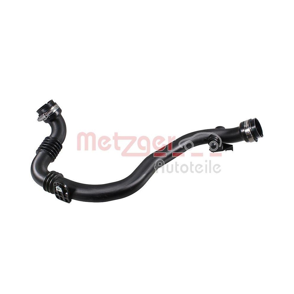 Ladeluftschlauch METZGER 2400961 f&uuml;r RENAULT, Ladeluftk&uuml;hler, links