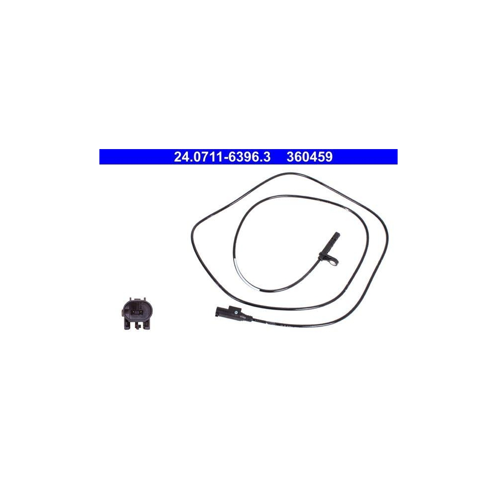 Sensor, Raddrehzahl ATE 24.0711-6396.3 f&uuml;r MERCEDES-BENZ VAG, Hinterachse links