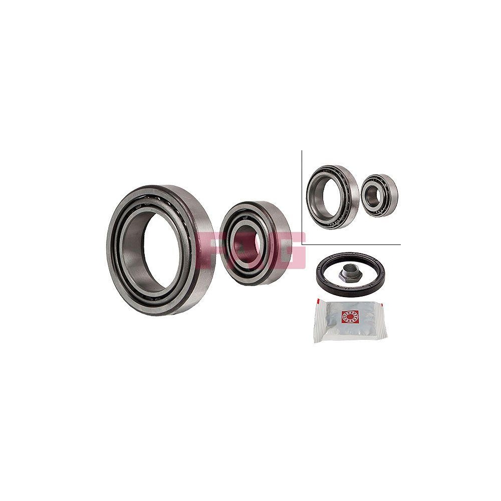 Radlagersatz Schaeffler FAG 713 6114 10 f&uuml;r VW, Vorderachse