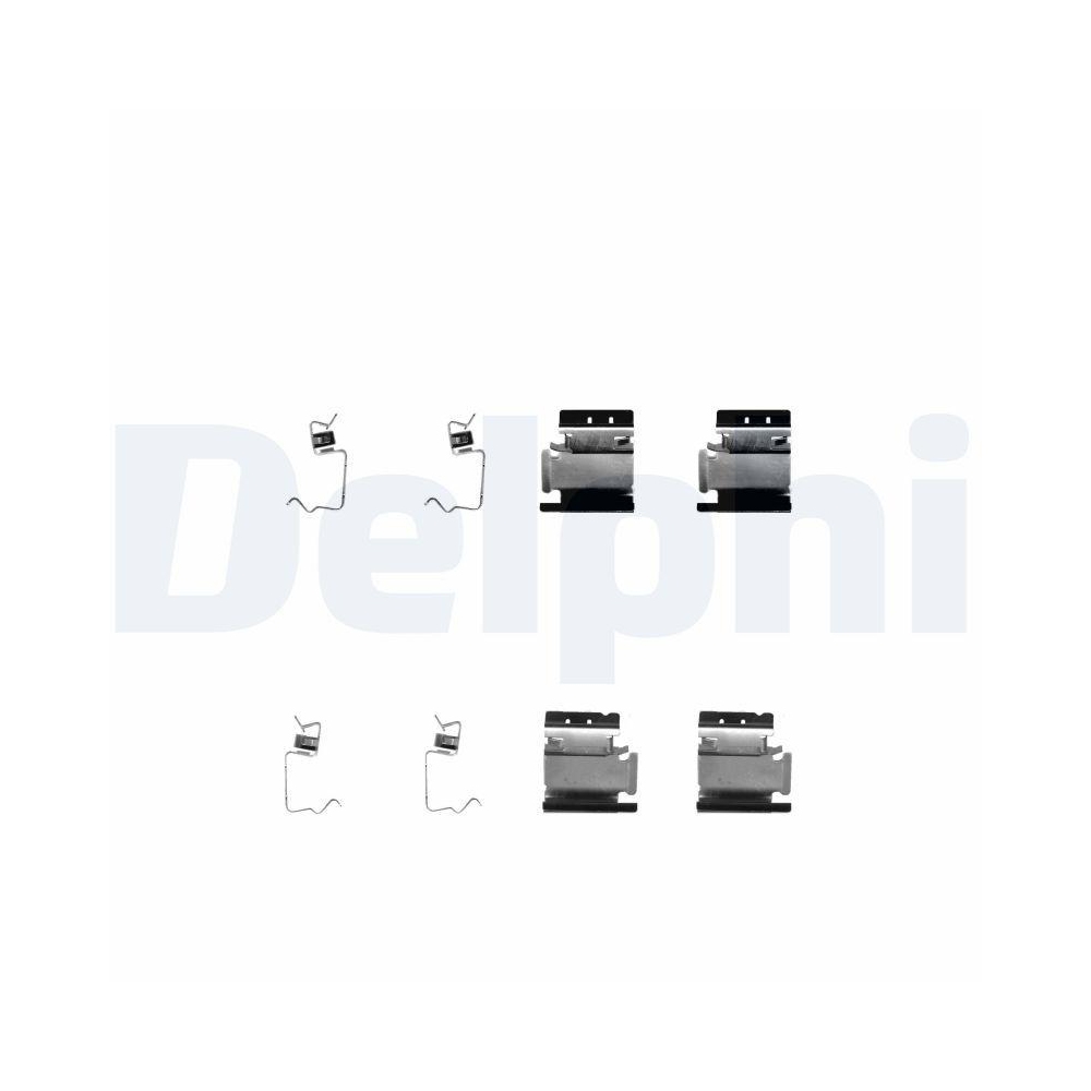 DELPHI LX0313 Zubehörsatz, Scheibenbremsbelag für RENAULT, Hinterachse