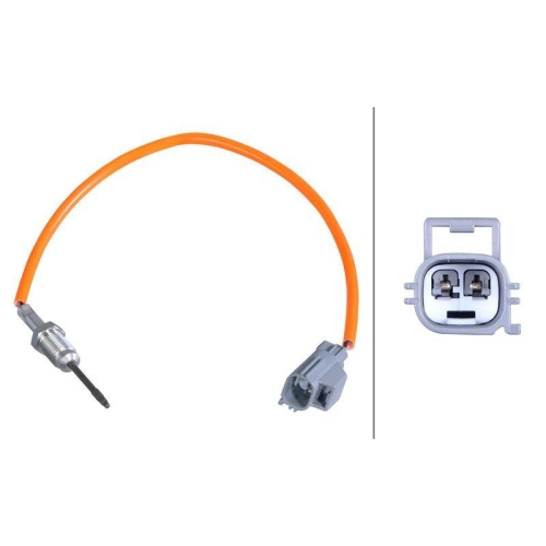 HELLA 6PT 358 284-341 Sensor, Abgastemperatur f&uuml;r FORD, vor Katalysator