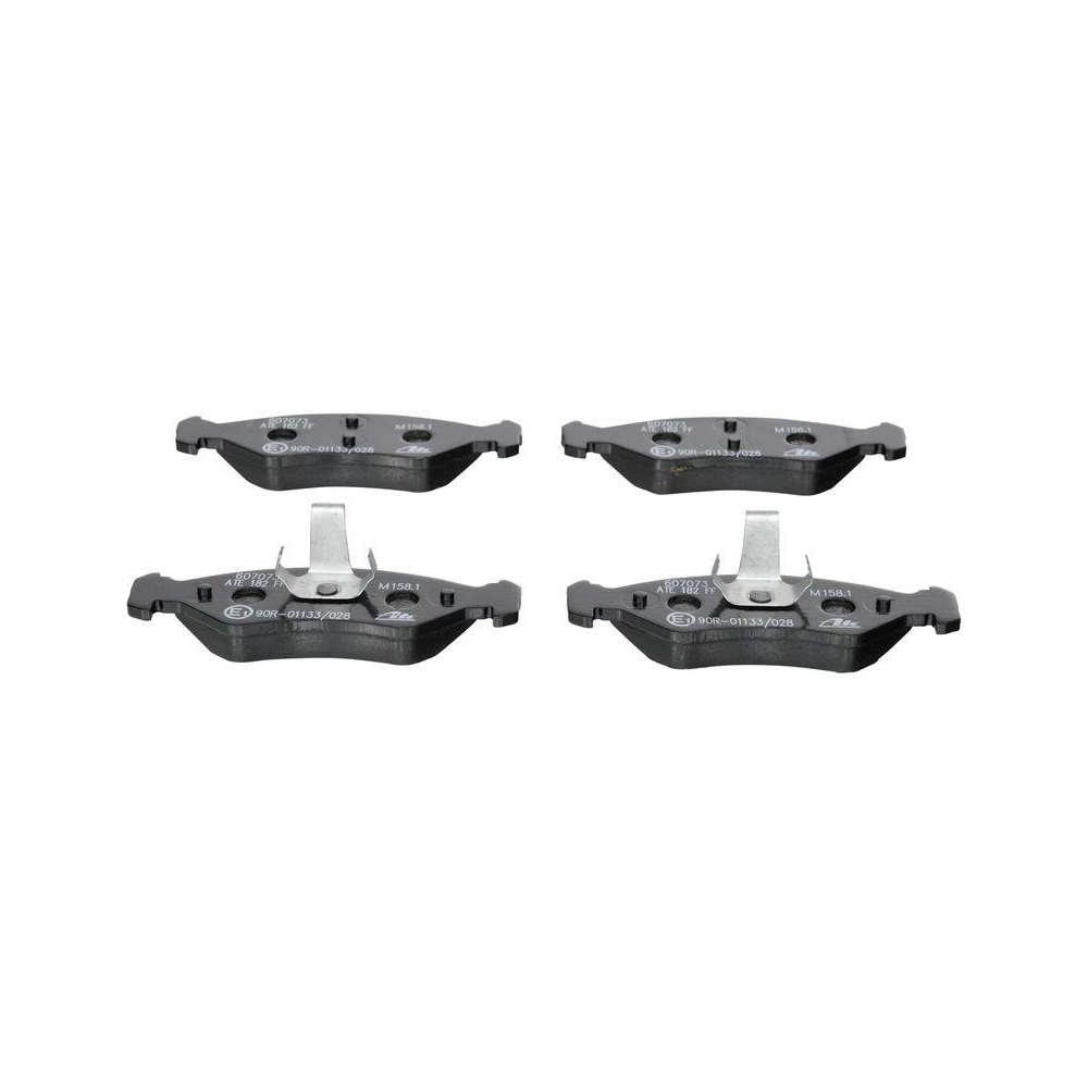 Bremsbelagsatz, Scheibenbremse ATE 13.0460-7073.2 f&uuml;r FORD MAZDA, Vorderachse