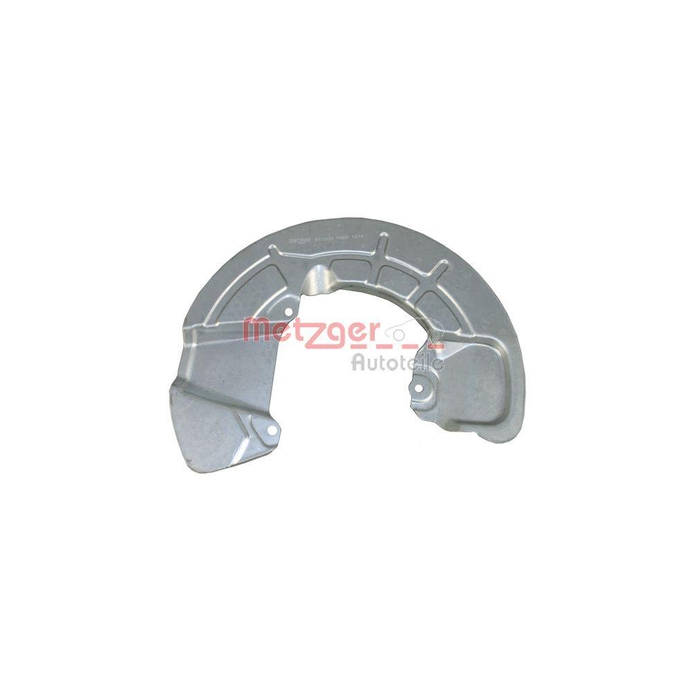 Spritzblech, Bremsscheibe METZGER 6115223 f&uuml;r VOLVO, Vorderachse links