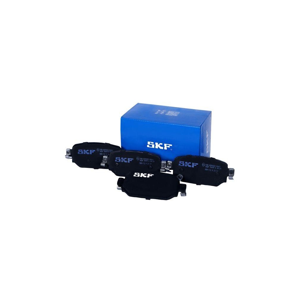 Bremsbelagsatz, Scheibenbremse SKF VKBP 90499 A f&uuml;r MAZDA, Hinterachse