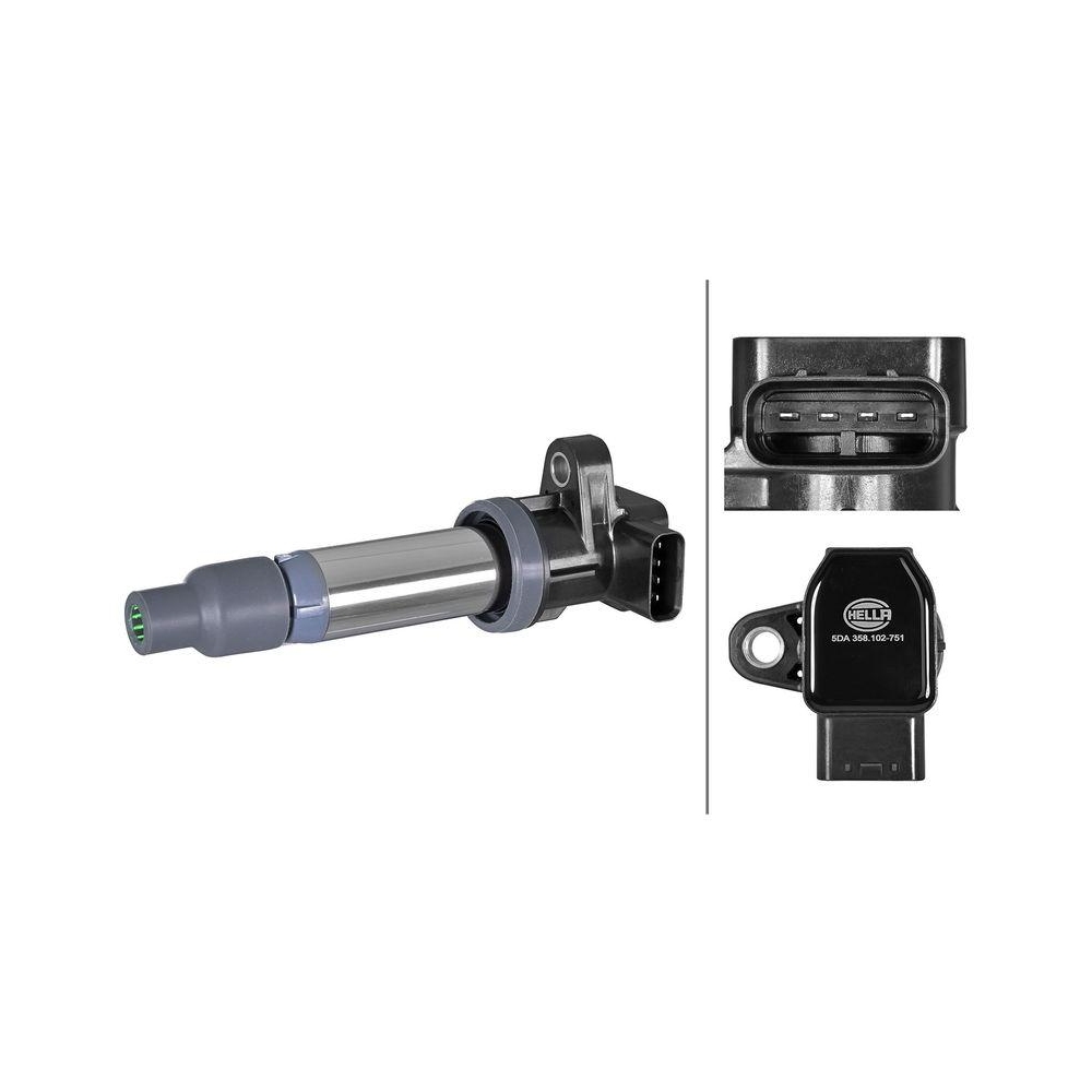 HELLA Z&uuml;ndspule 5DA 358 102-751 f&uuml;r GENERAL MOTORS
