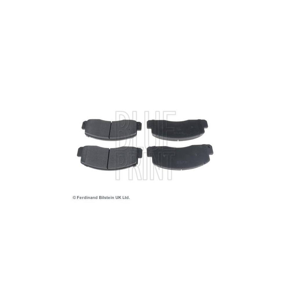 Bremsbelagsatz, Scheibenbremse BLUE PRINT ADT342144 f&uuml;r TOYOTA, Vorderachse