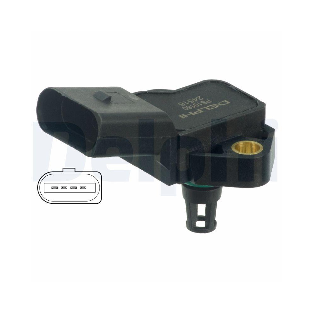 DELPHI PS10160 Sensor, Saugrohrdruck f&uuml;r AUDI VW VAG