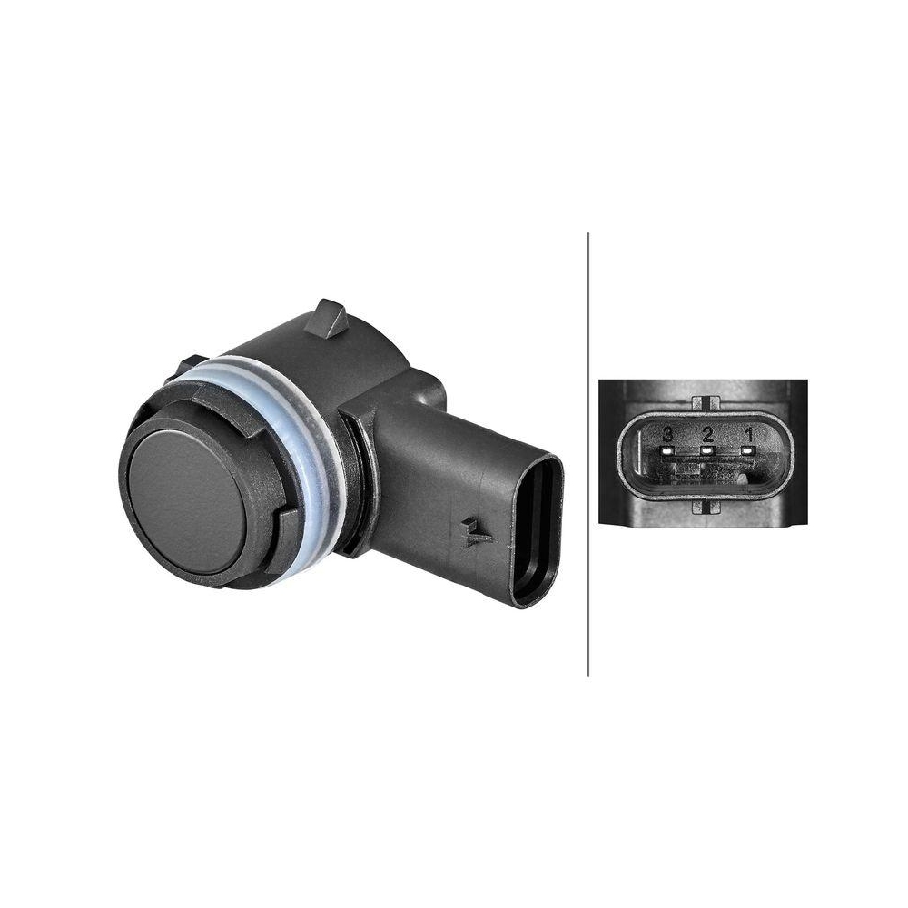 HELLA Sensor, Einparkhilfe 6PX 358 270-491 für BMW ROLLS-ROYCE MINI, außen