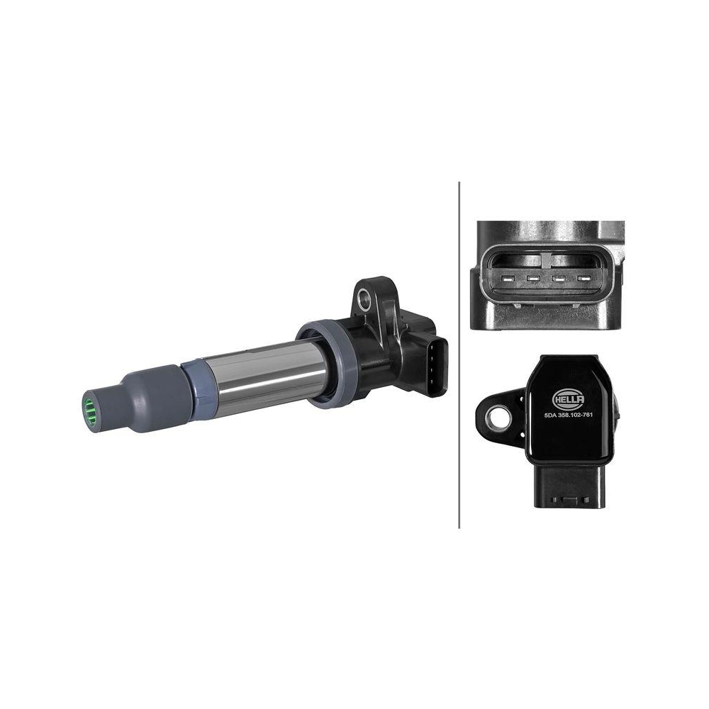 HELLA Z&uuml;ndspule 5DA 358 102-761 f&uuml;r GENERAL MOTORS