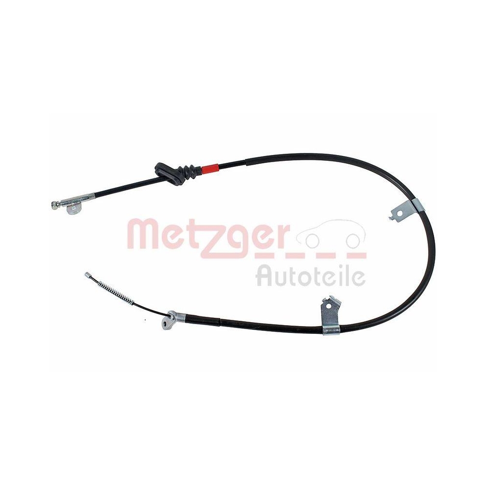 Seilzug, Feststellbremse METZGER 1.NI011 GREENPARTS für NISSAN, hinten rechts