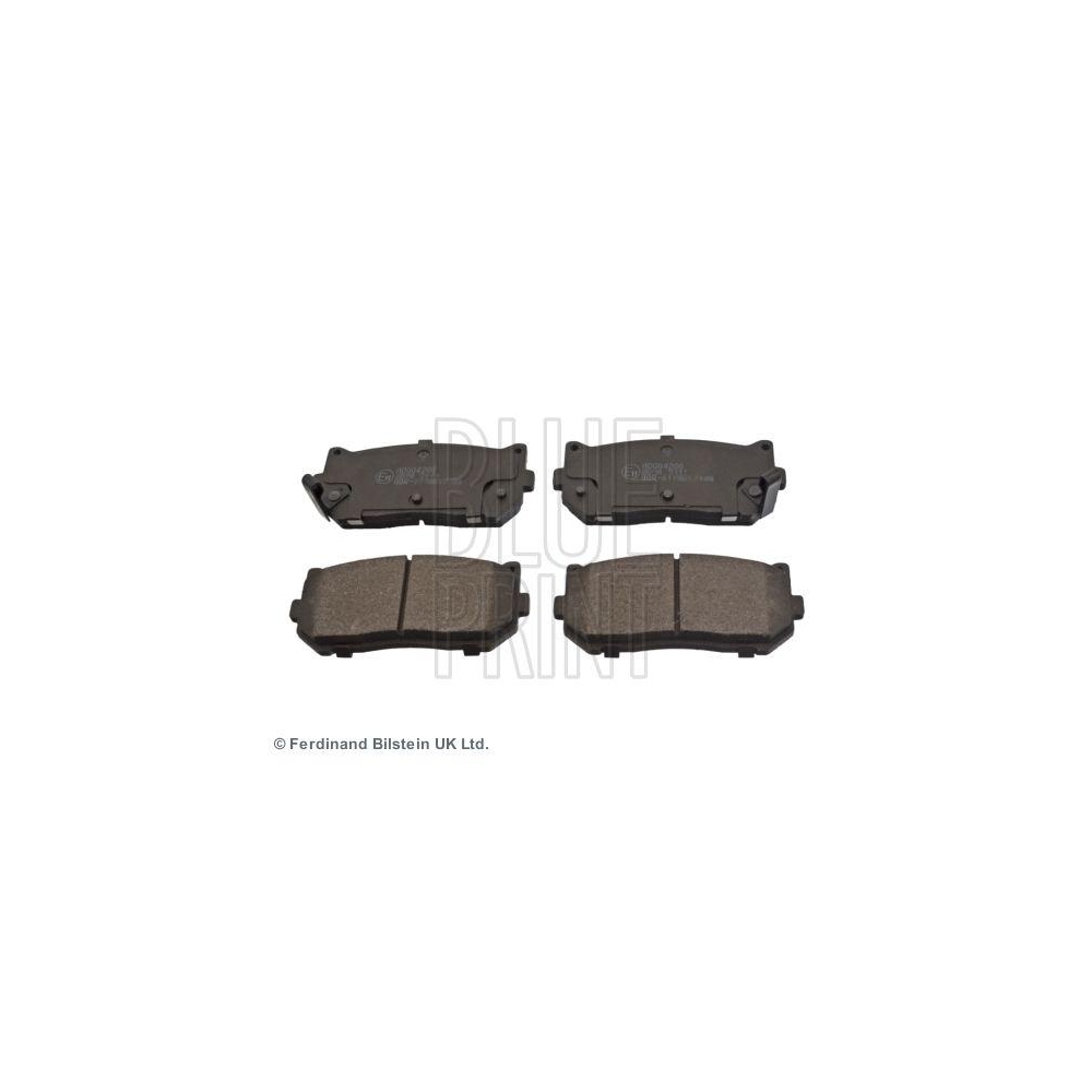 Bremsbelagsatz, Scheibenbremse BLUE PRINT ADG04266 f&uuml;r KIA, Hinterachse