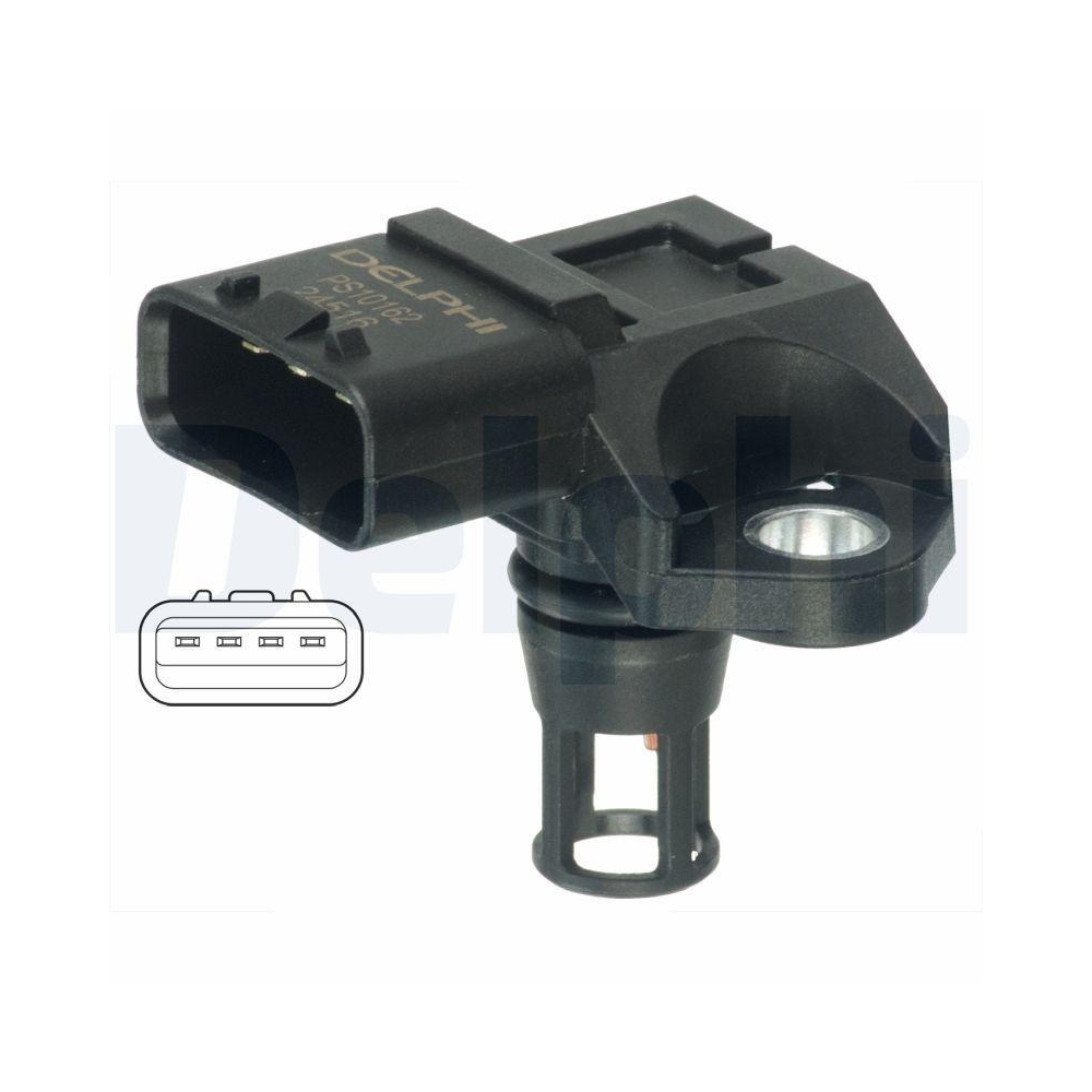 DELPHI PS10162 Sensor, Ladedruck f&uuml;r CITRO&Euml;N DAIHATSU PEUGEOT SUBARU TOYOTA