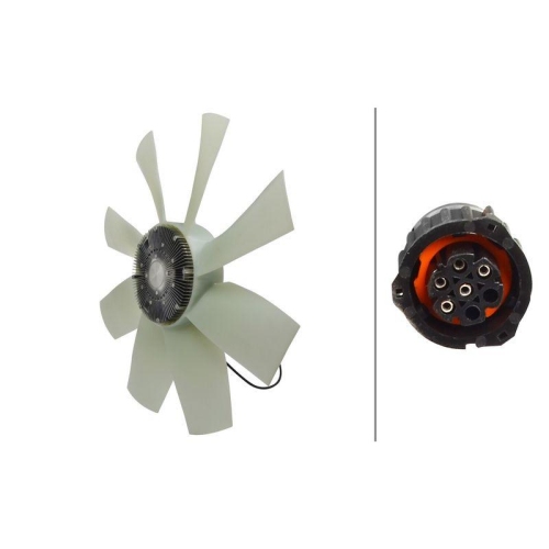 HELLA 8MV 366 438-061 L&uuml;fter, Motork&uuml;hlung f&uuml;r VOLVO