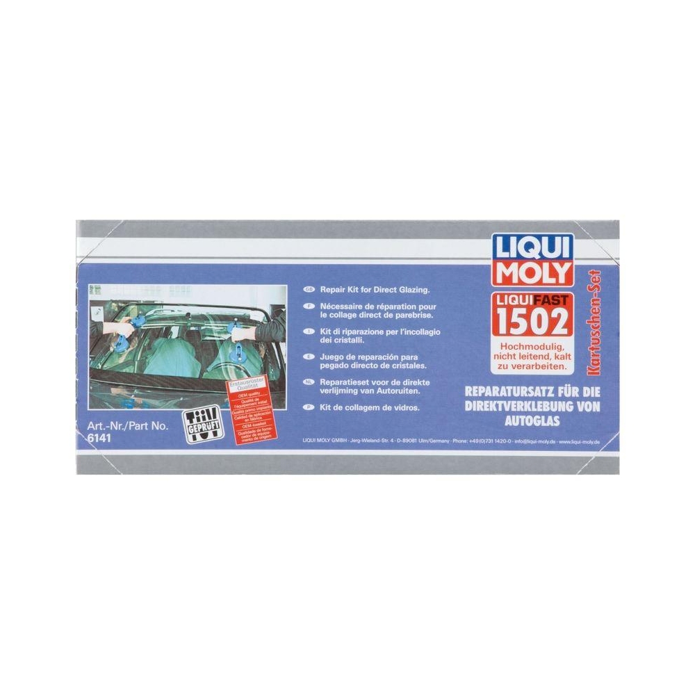 Scheibenklebstoff LIQUI MOLY 6141 Liquifast 1502 (Kartuschen-Set) für