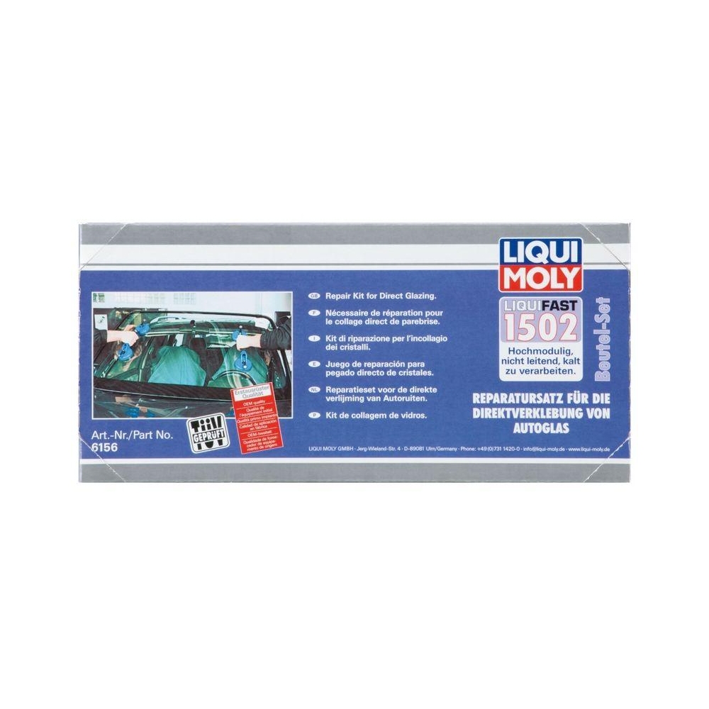 Scheibenklebstoff LIQUI MOLY 6156 Liquifast 1502 (Beutel-Set) für