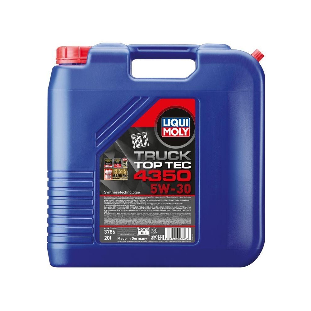 Motoröl LIQUI MOLY 3786 Top Tec Truck 4350 5W-30 für