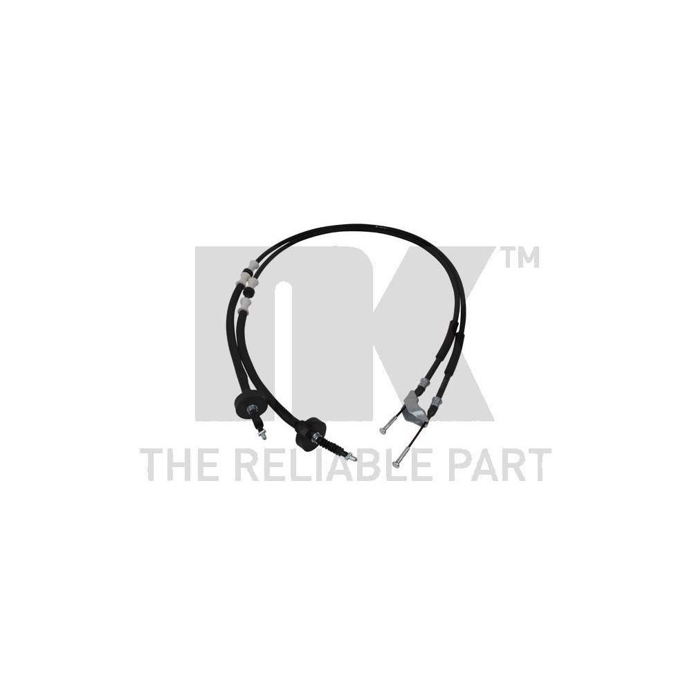 Seilzug, Feststellbremse NK 9036142 f&uuml;r OPEL VAUXHALL CHEVROLET, links, mitte