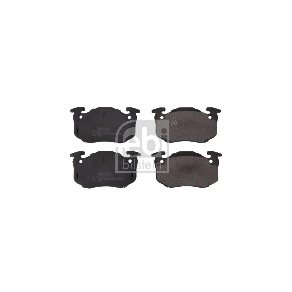 FEBI BILSTEIN Bremsbelagsatz, Scheibenbremse 16236 f&uuml;r RENAULT, Vorderachse
