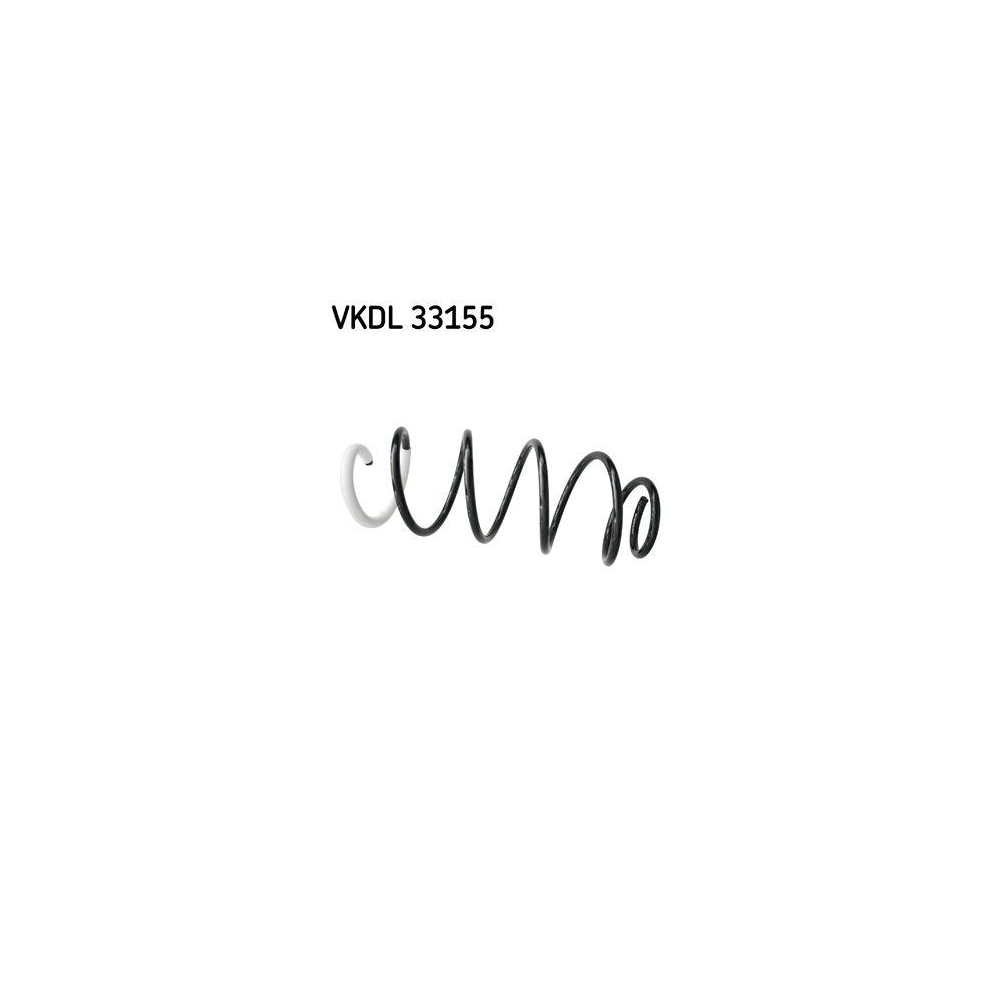 Fahrwerksfeder SKF VKDL 33155 f&uuml;r PEUGEOT, Vorderachse