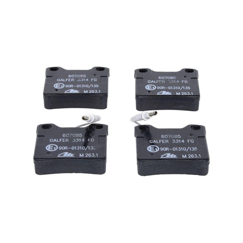 Bremsbelagsatz, Scheibenbremse ATE 13.0460-7085.2 f&uuml;r MERCEDES-BENZ, Hinterachse