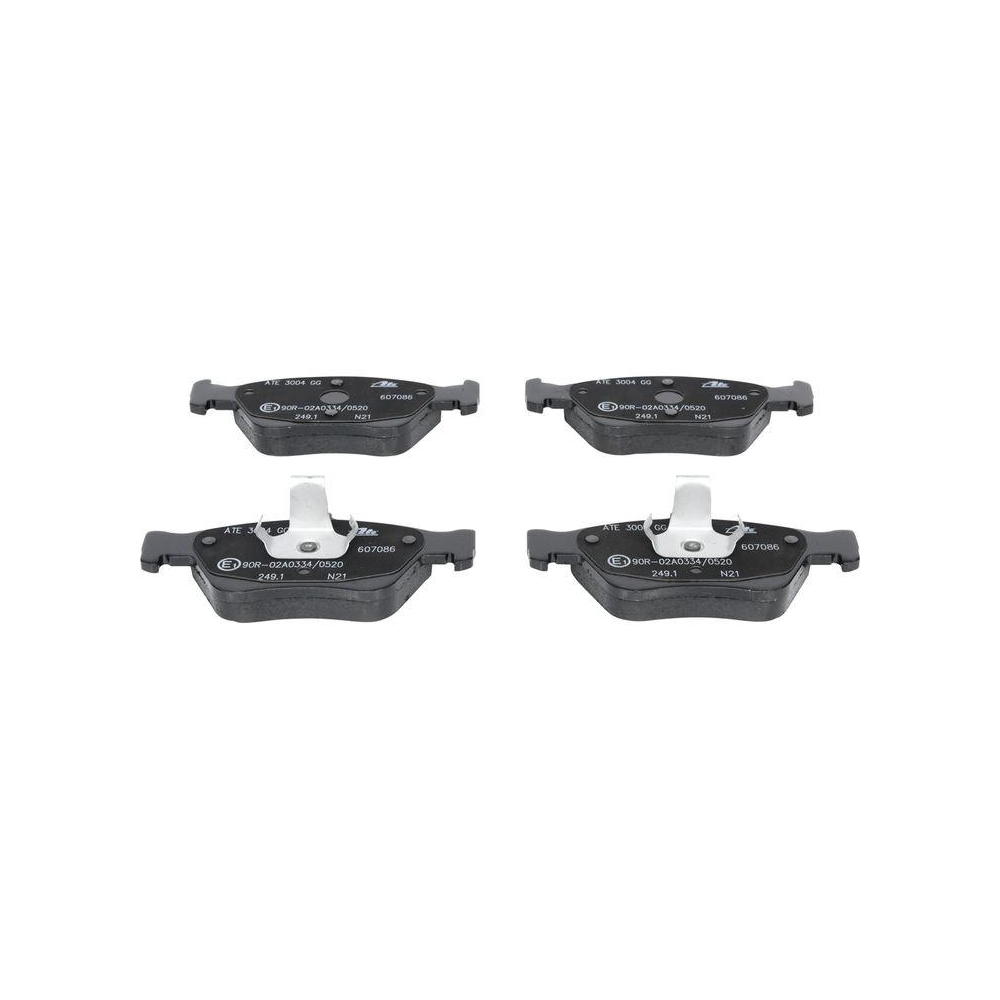 Bremsbelagsatz, Scheibenbremse ATE 13.0460-7086.2 f&uuml;r MERCEDES-BENZ, Vorderachse