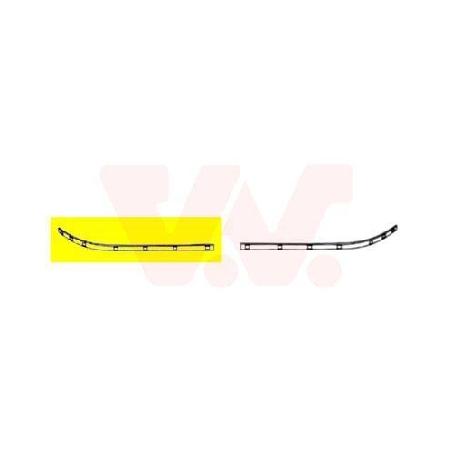 VAN WEZEL 3032482 Zier-/Schutzleiste, Sto&szlig;f&auml;nger ** Equipart ** f&uuml;r