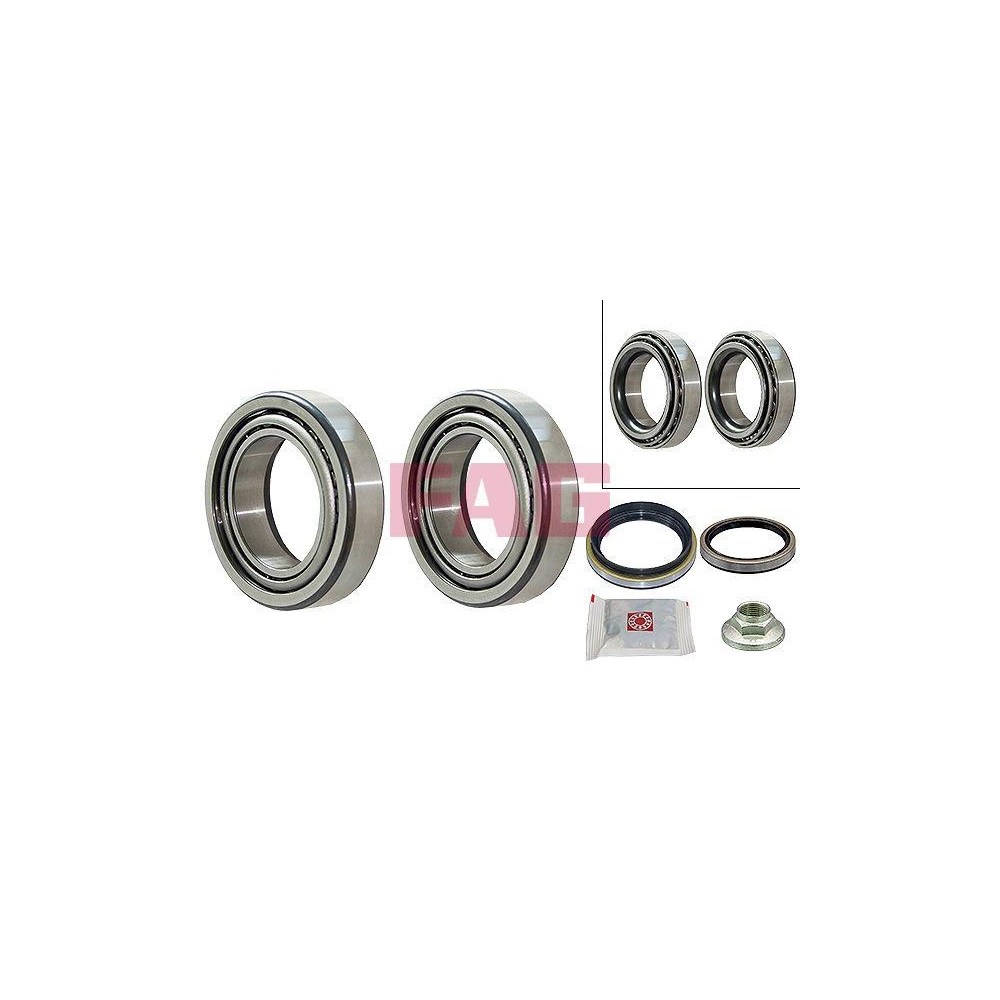 Radlagersatz Schaeffler FAG 713 6151 30 f&uuml;r MAZDA KIA, Vorderachse