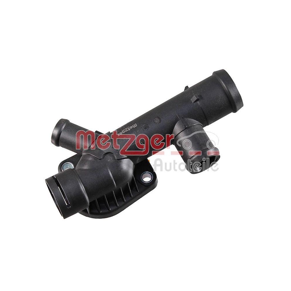 K&uuml;hlmittelflansch METZGER 4010415 f&uuml;r VW, Motorblock, seitlicher Anbau