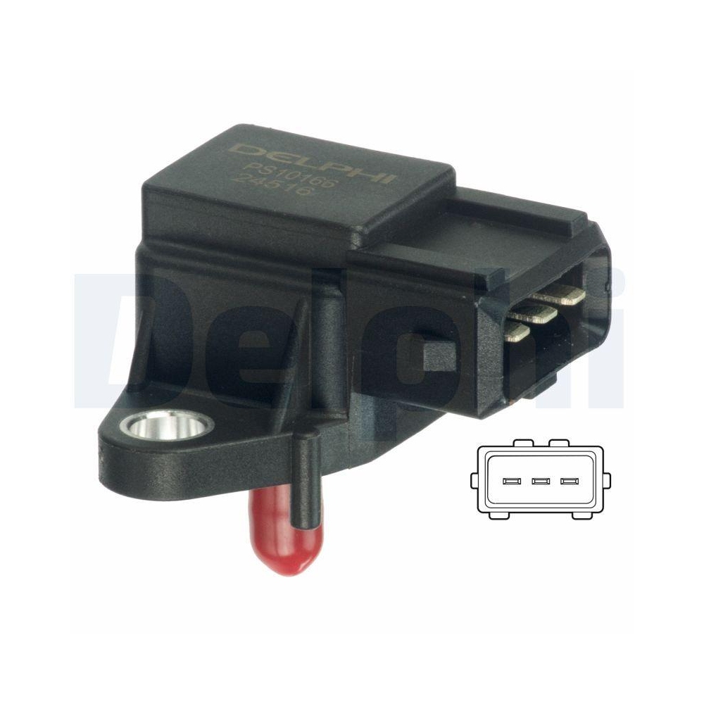 DELPHI PS10166 Sensor, Saugrohrdruck f&uuml;r CITRO&Euml;N FIAT LANCIA PEUGEOT